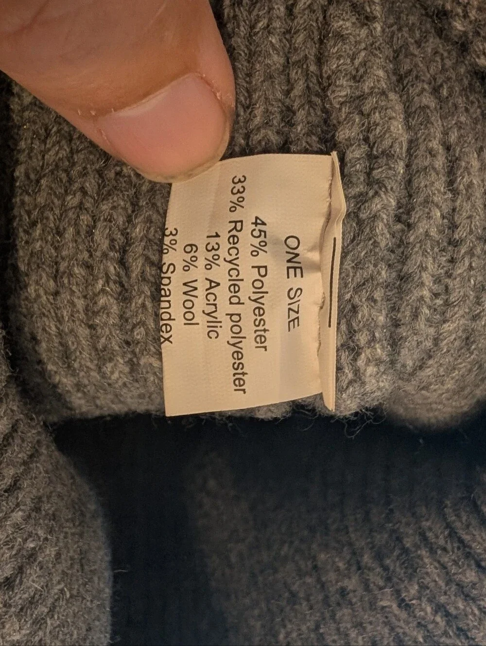 Donfri warm ribbed