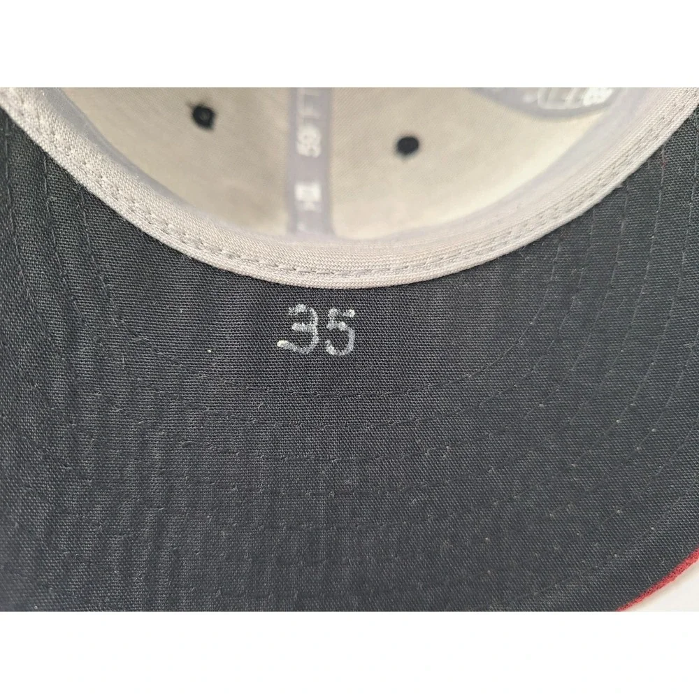 New Era brim slightly