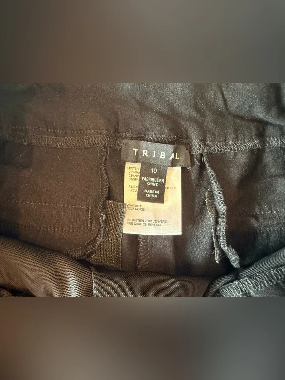 Tribal Jeans tailored black