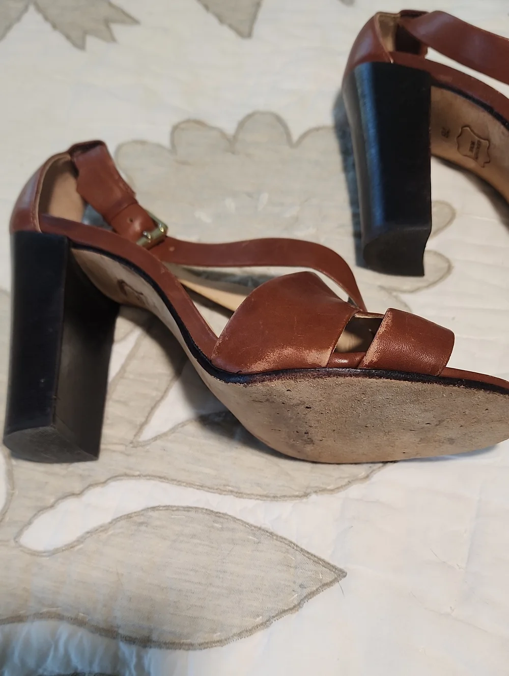 Talbots leather toe sandals