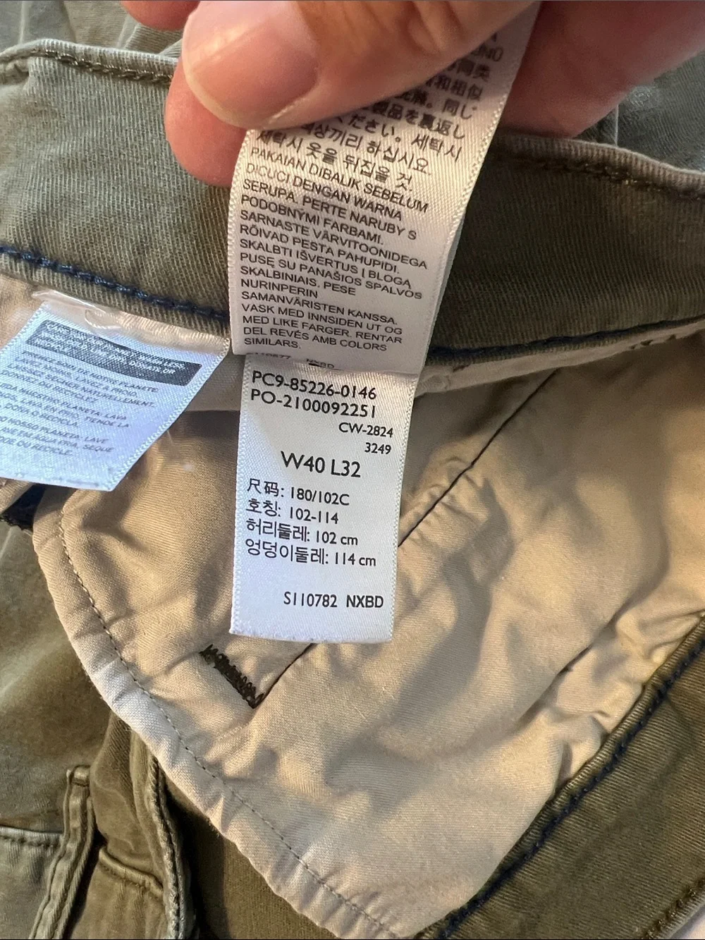 Men's Levi’s XX Standard TaperChino Pants size 40
