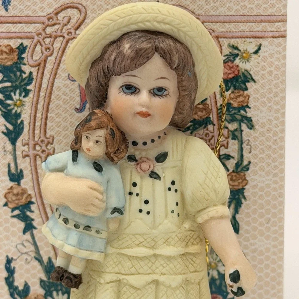 Emily Rose measures figurine victorian
