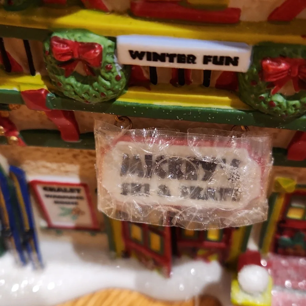Department 56 mickey ski