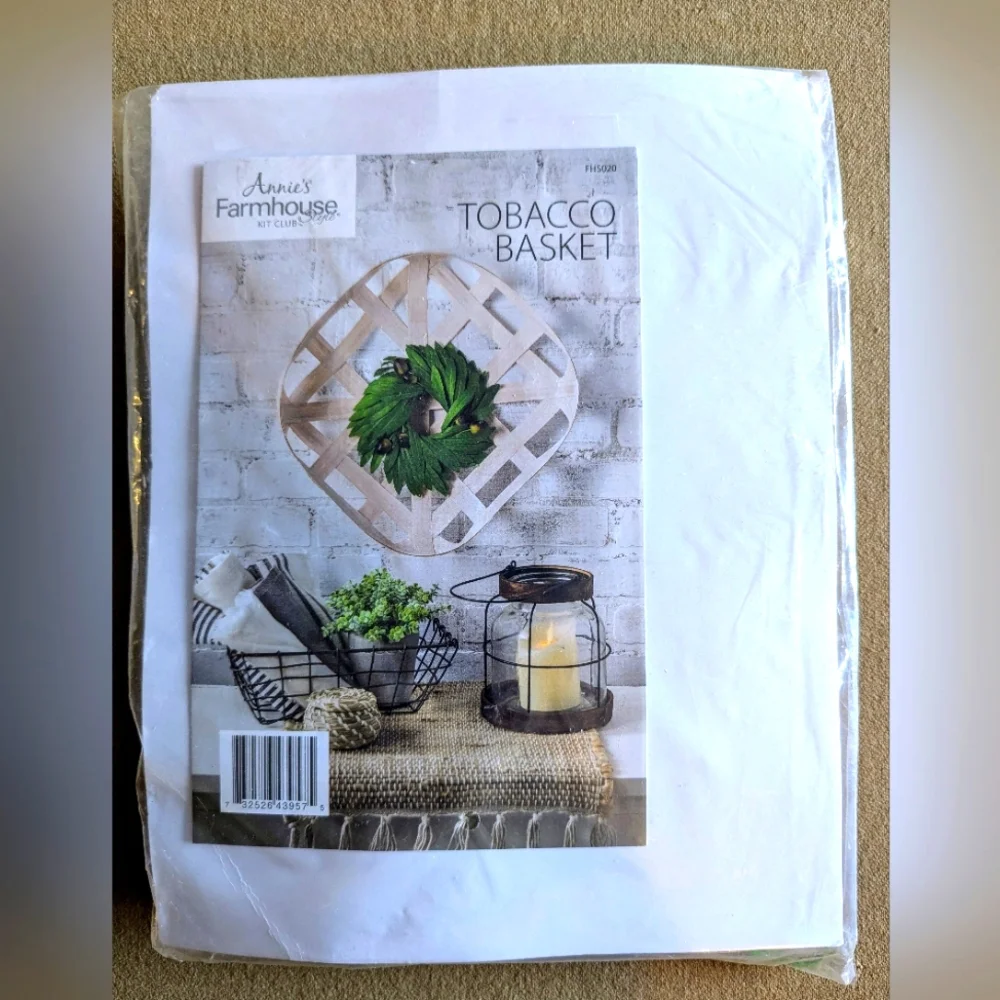 Annie's Farmhouse Kit Club Tobacco Basket Kit