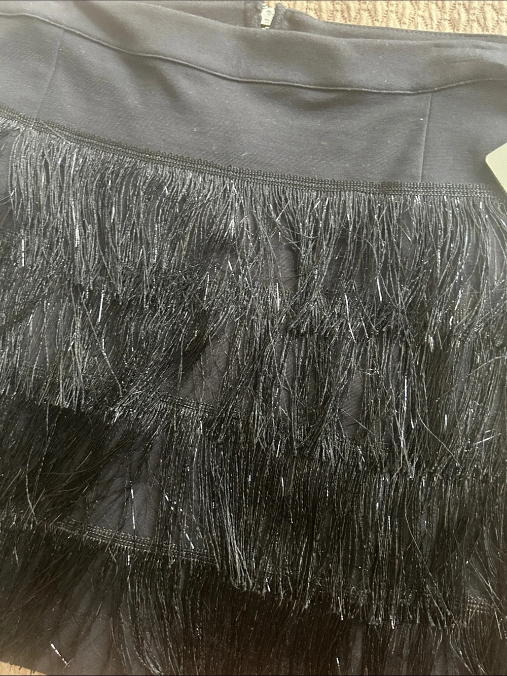 Aqua layered fringe