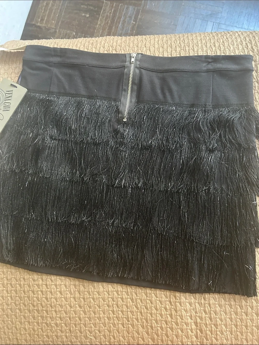 Aqua layered fringe