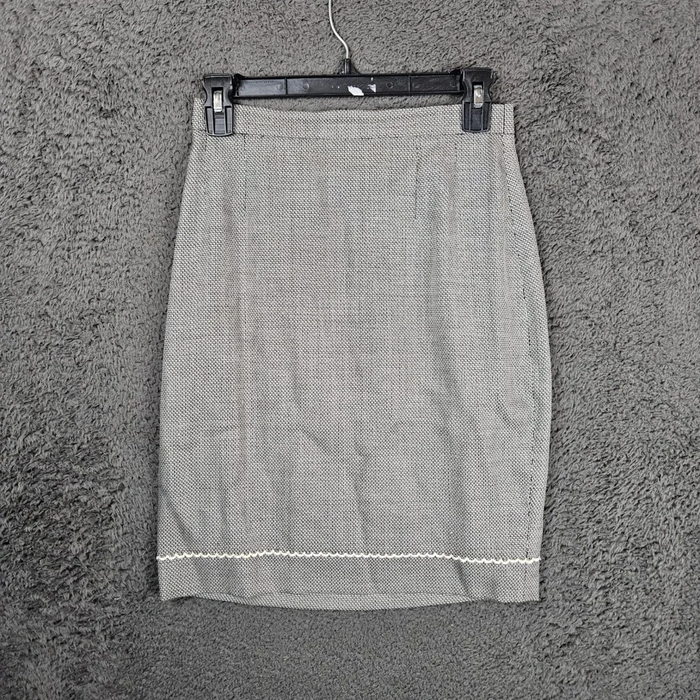 ESCADA Margaretha Ley Womens Micro Print Knee Length‎ Pencil Skirt Size 34