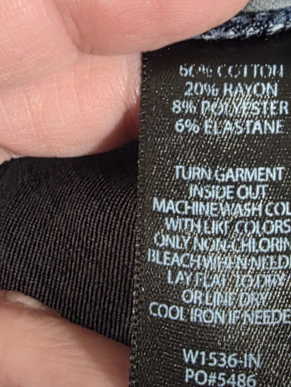 Betabrand jeans size