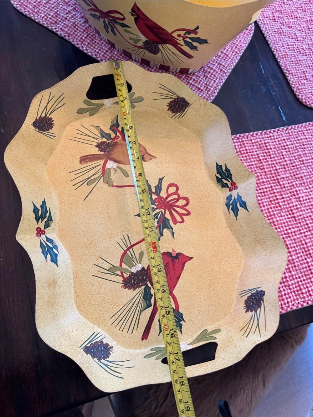 Lenox Winter Greetings Toleware Collection these items