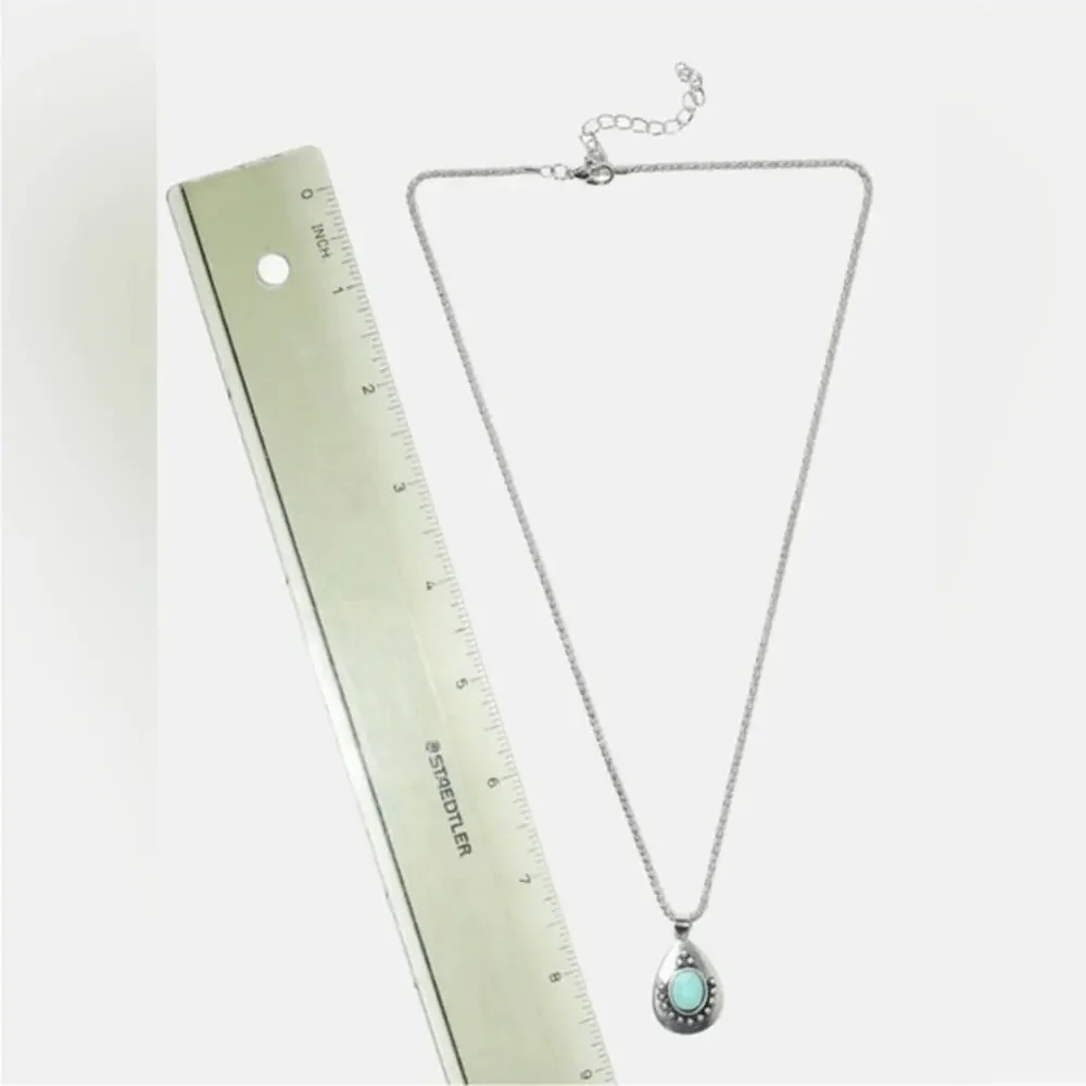 Unbranded turquoise teardrop