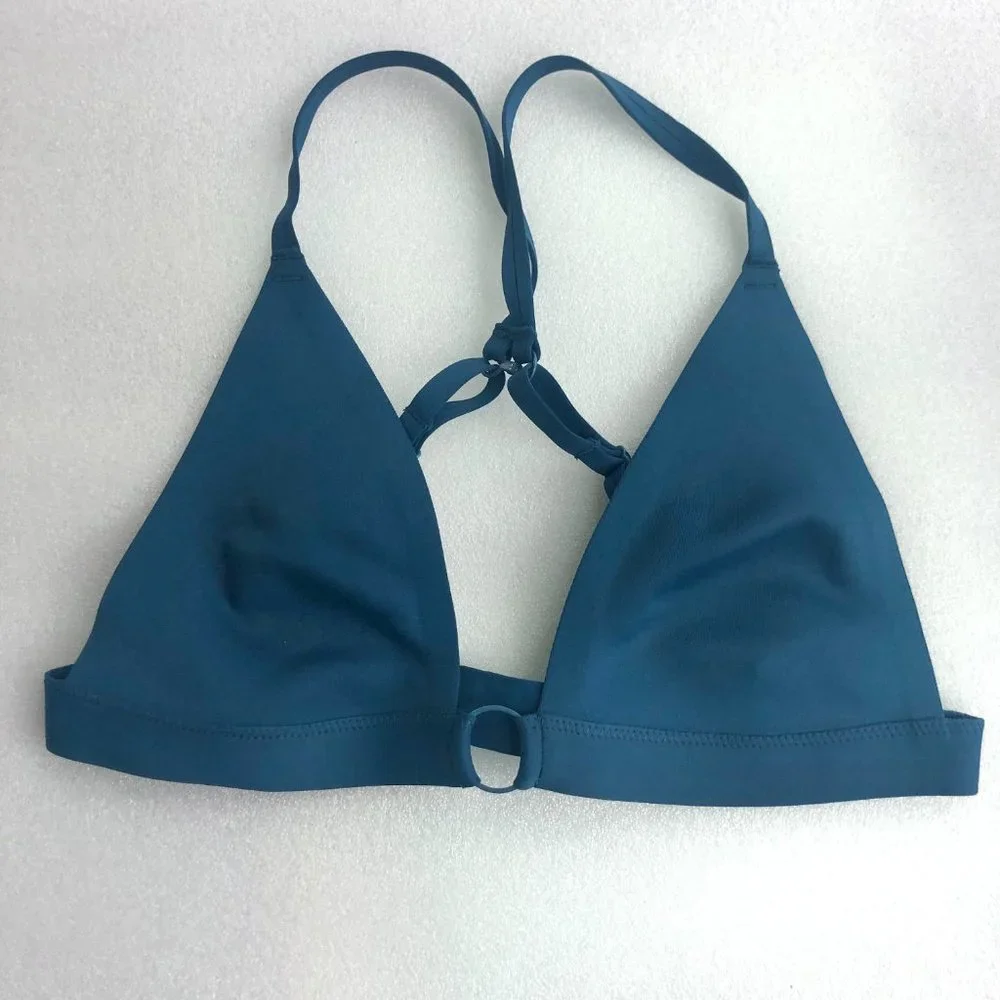Free People Oh Scuba Neo Bralette in Teal