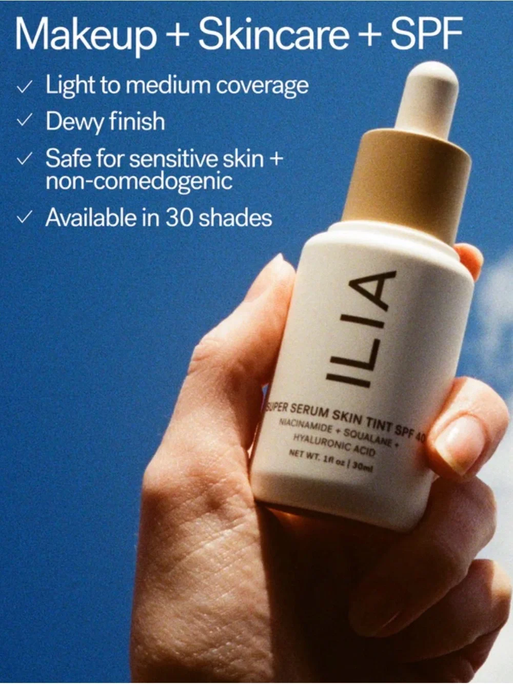 ILIA lightweight tinted