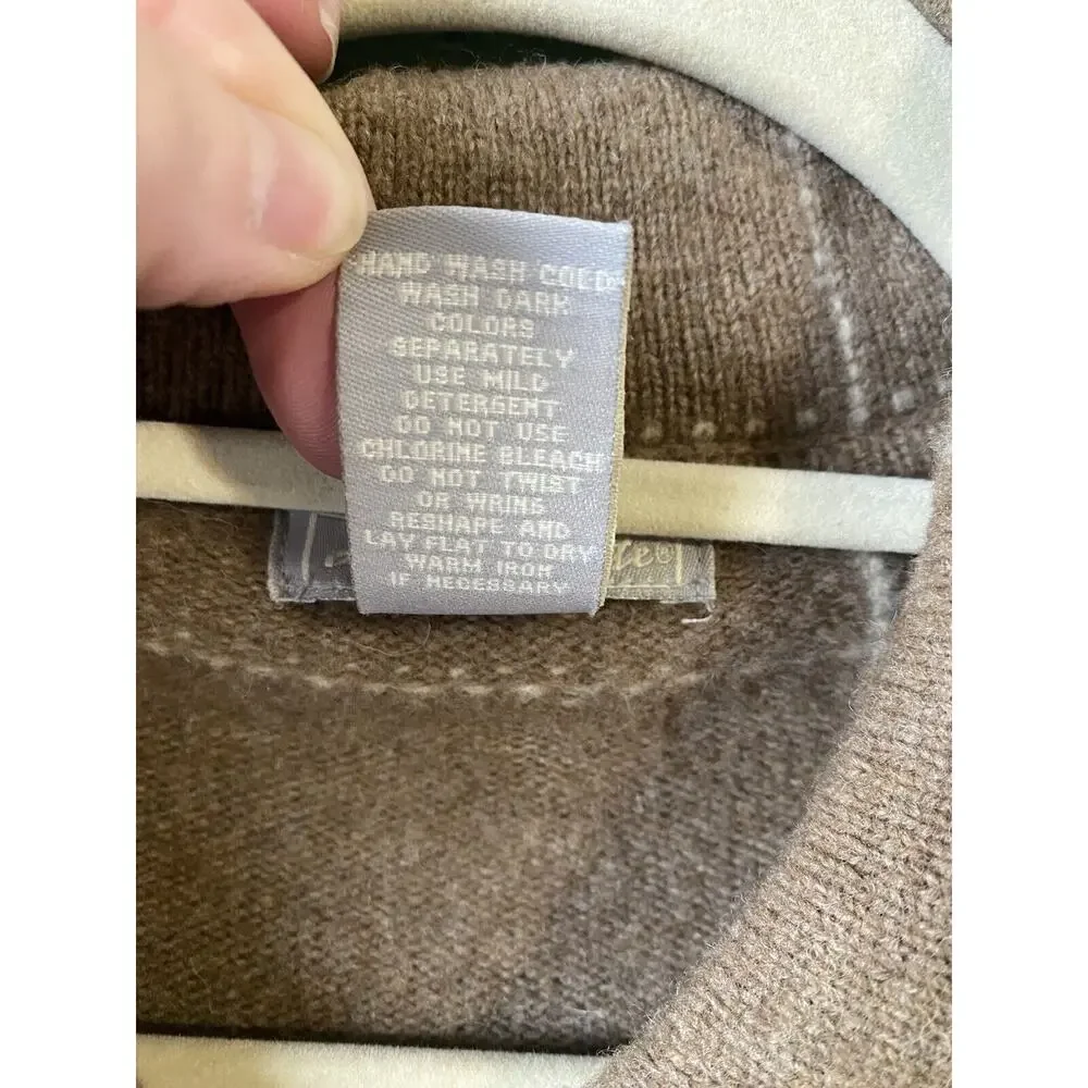 Womens Cardigan Size Small Lambswool Casual Grandma Core Preppy Office Sweater