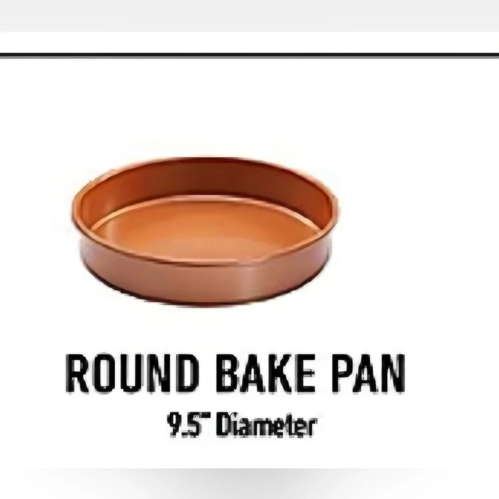Gothom Steel Round Copper  Baking Pan New