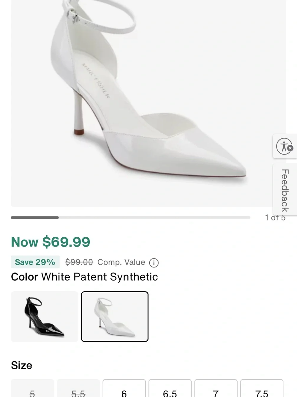 Marc Fisher sleek pointed