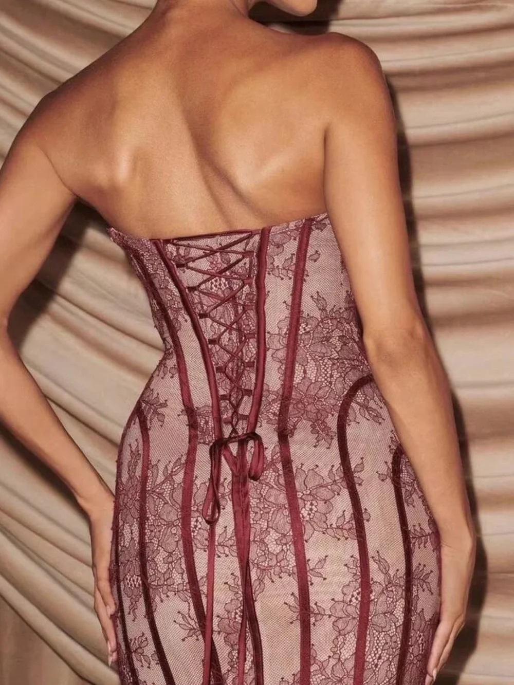 SHEIN sleeveless burgundy