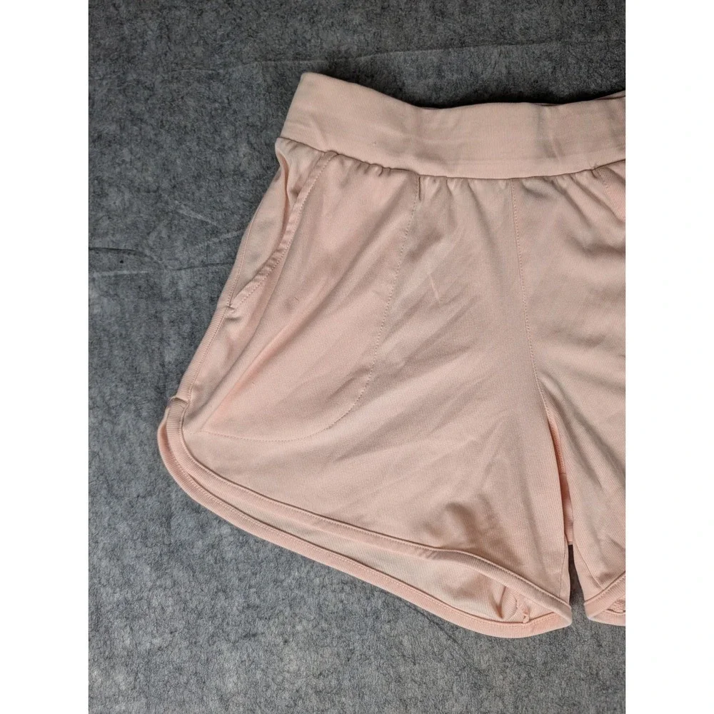 Nike Dri-FIT Peach Pink Athletic Dolphin Hem Training Shorts 5540