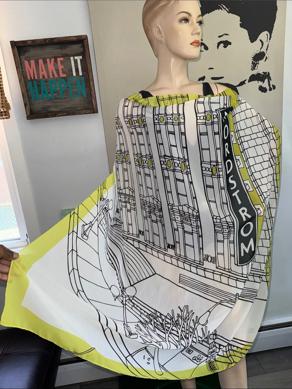 Nordstrom Large Flagship Store Sheer Scarf