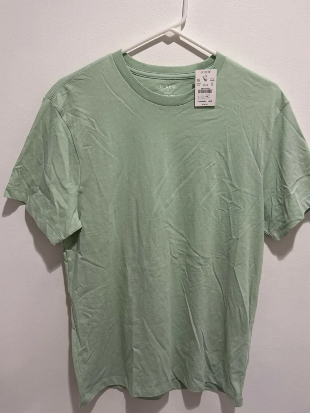 J. Crew Mint Green Short Sleeve Crewneck Tee