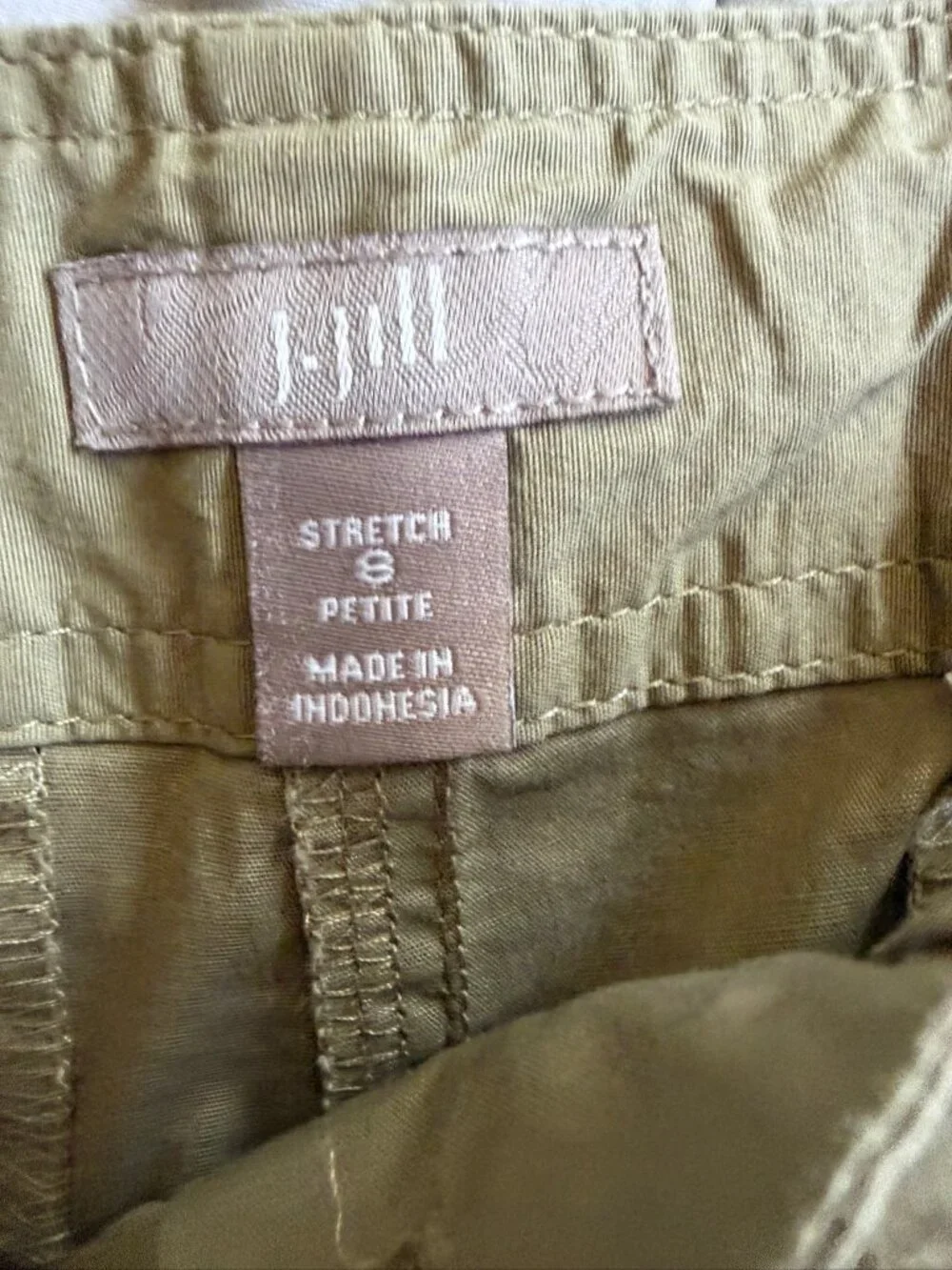 J. Jill tan cropped