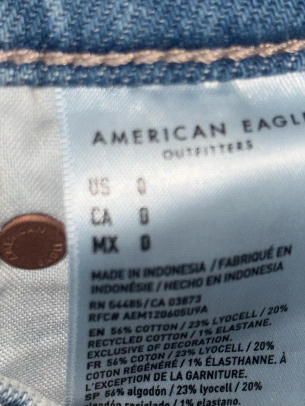 American Eagle Outfitters light wash