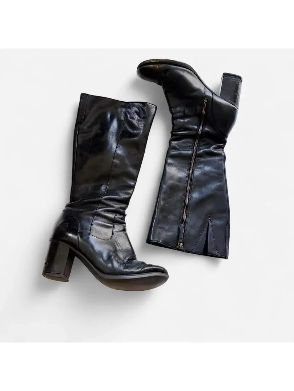 Timberland black leather