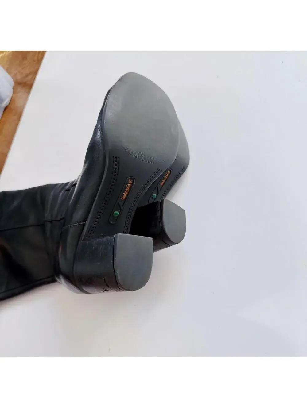 Timberland black leather