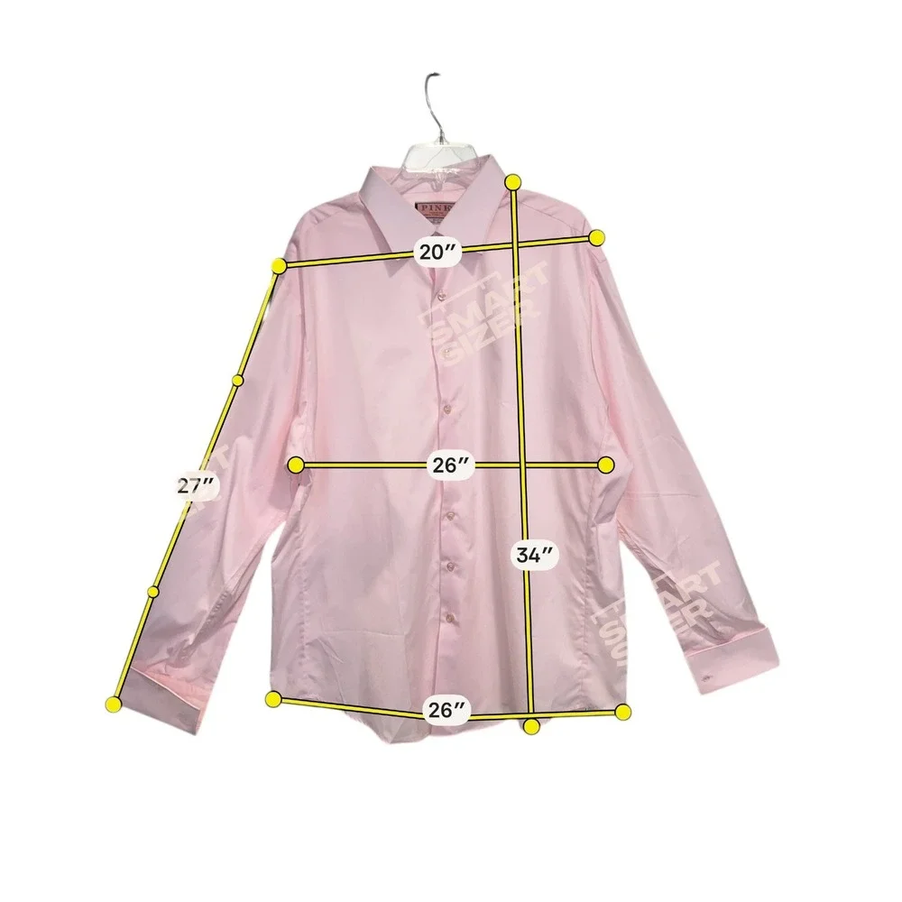Thomas Pink‎ Men's Slim Fit 18.5