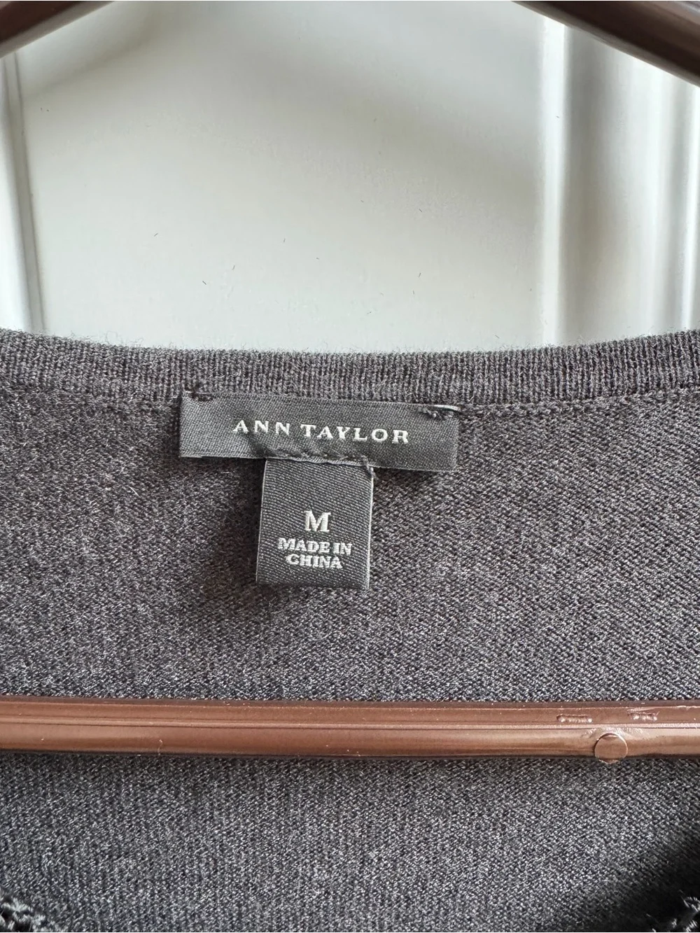 Ann Taylor charcoal gray