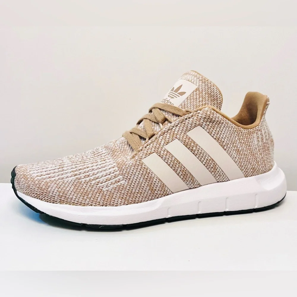 adidas tan white