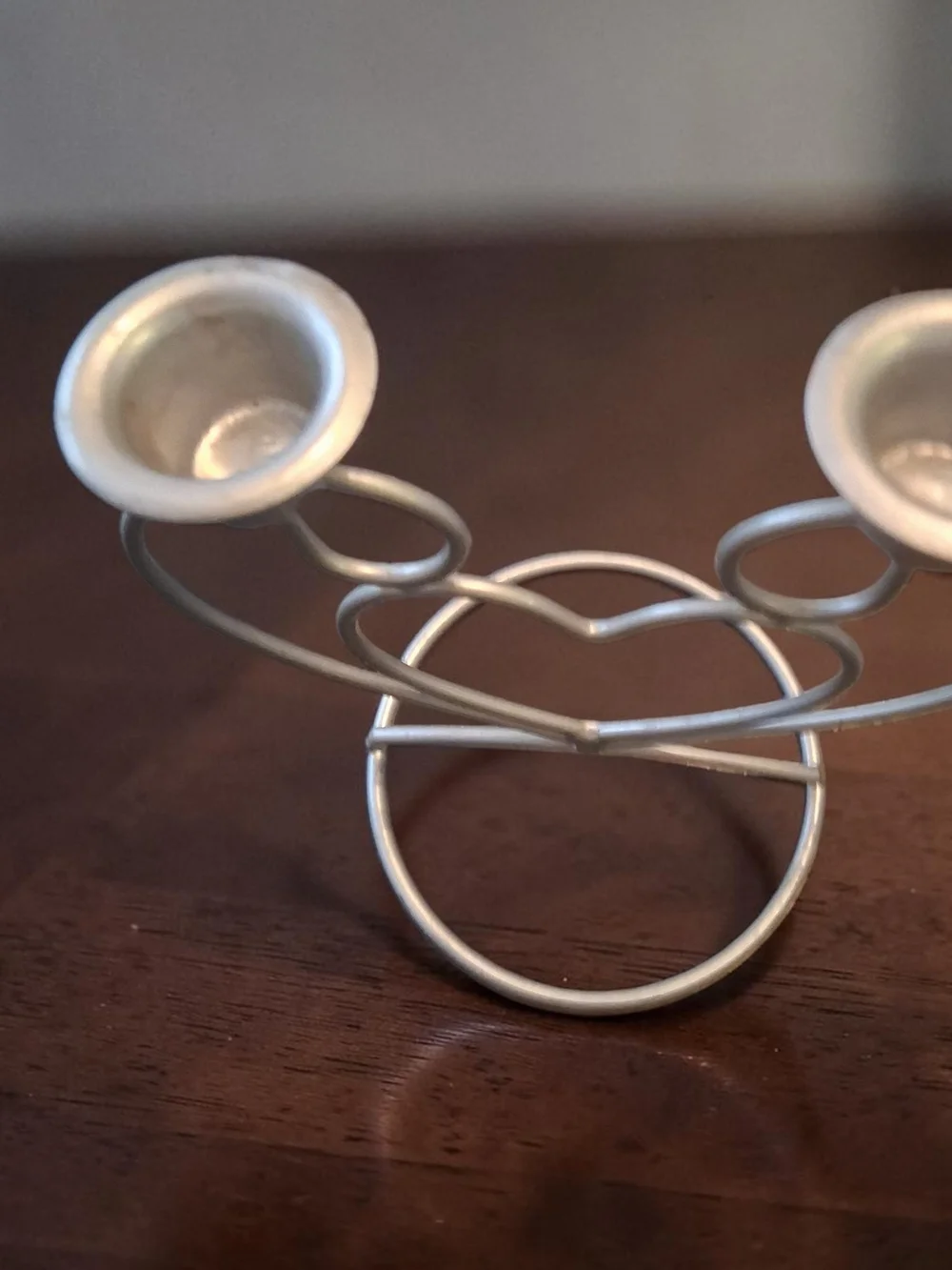 This silver-colored 