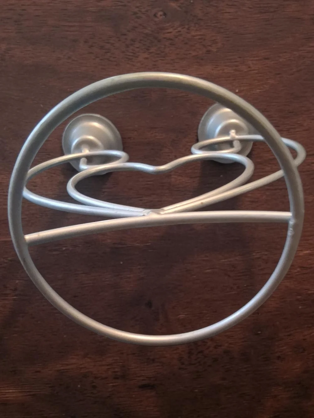This silver-colored 