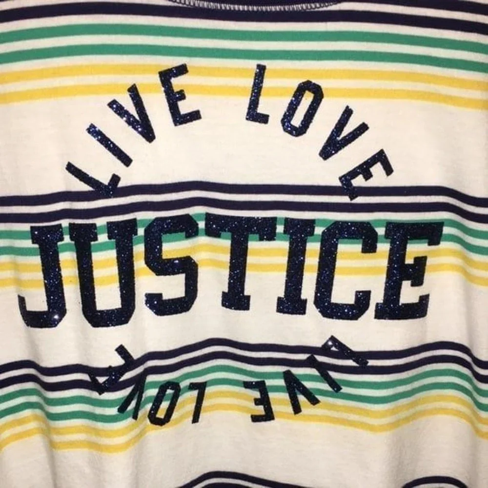 Justice retro striped