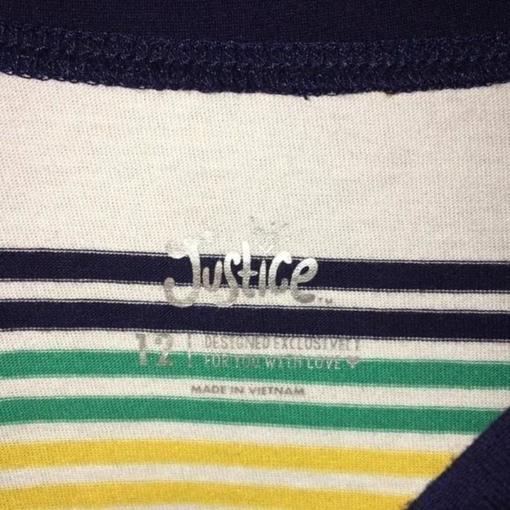 Justice retro striped