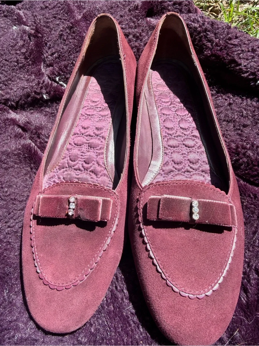 Coach women suede