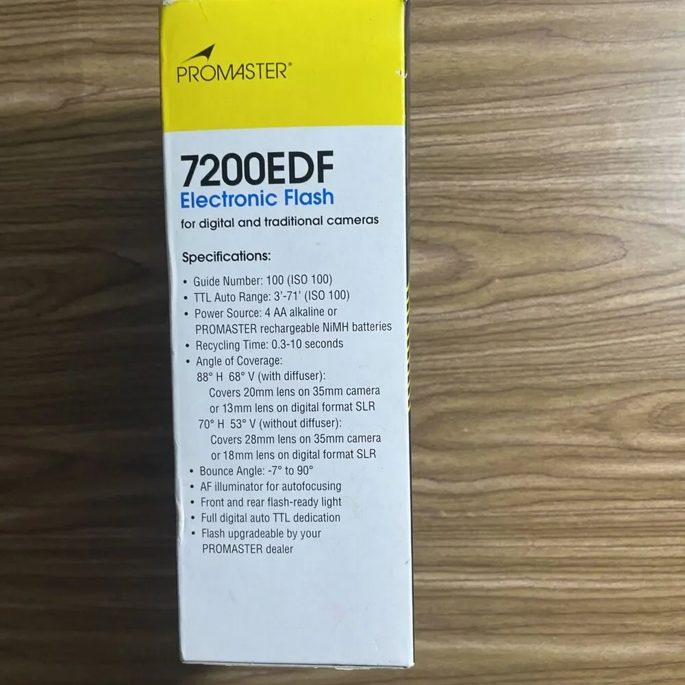 Promaster 7200edf electronic