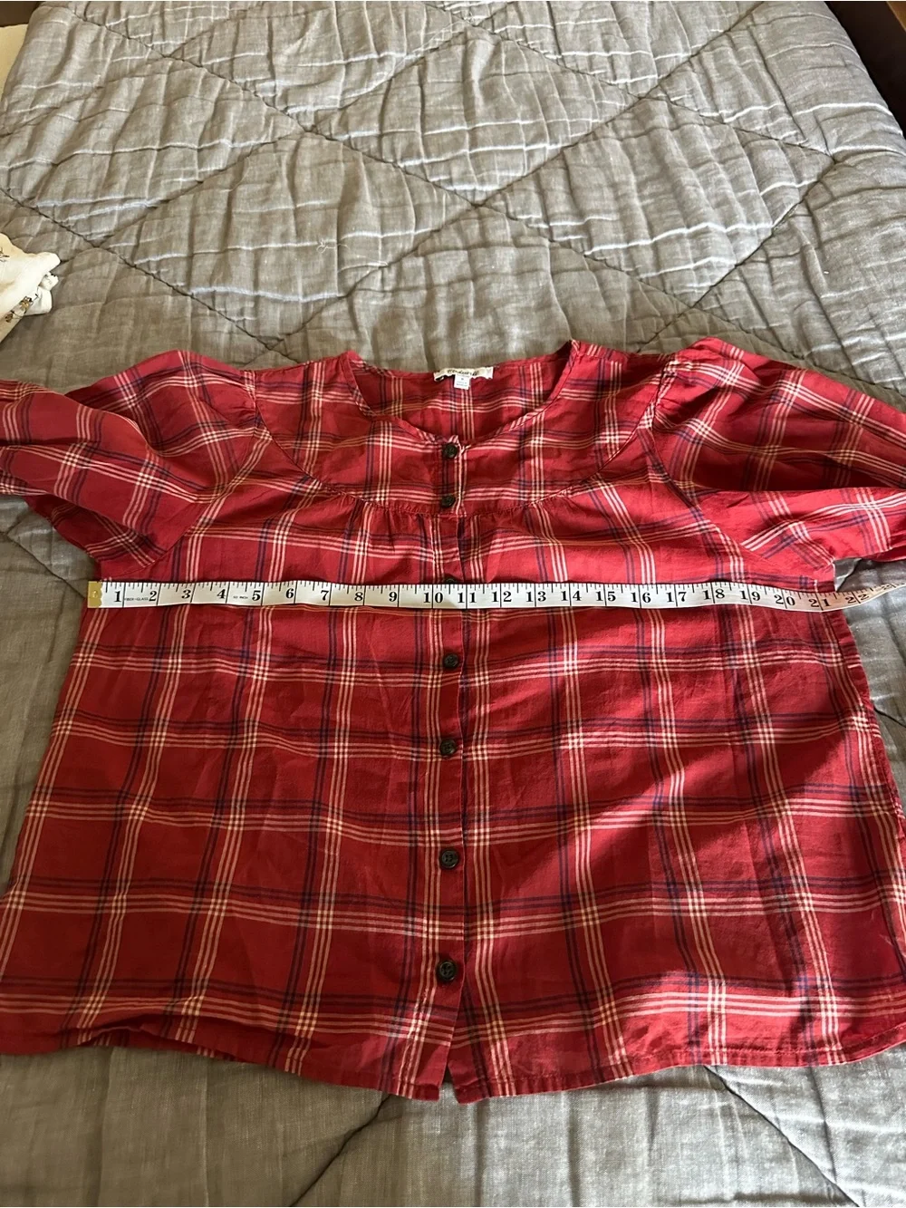 Madewell lightweight red