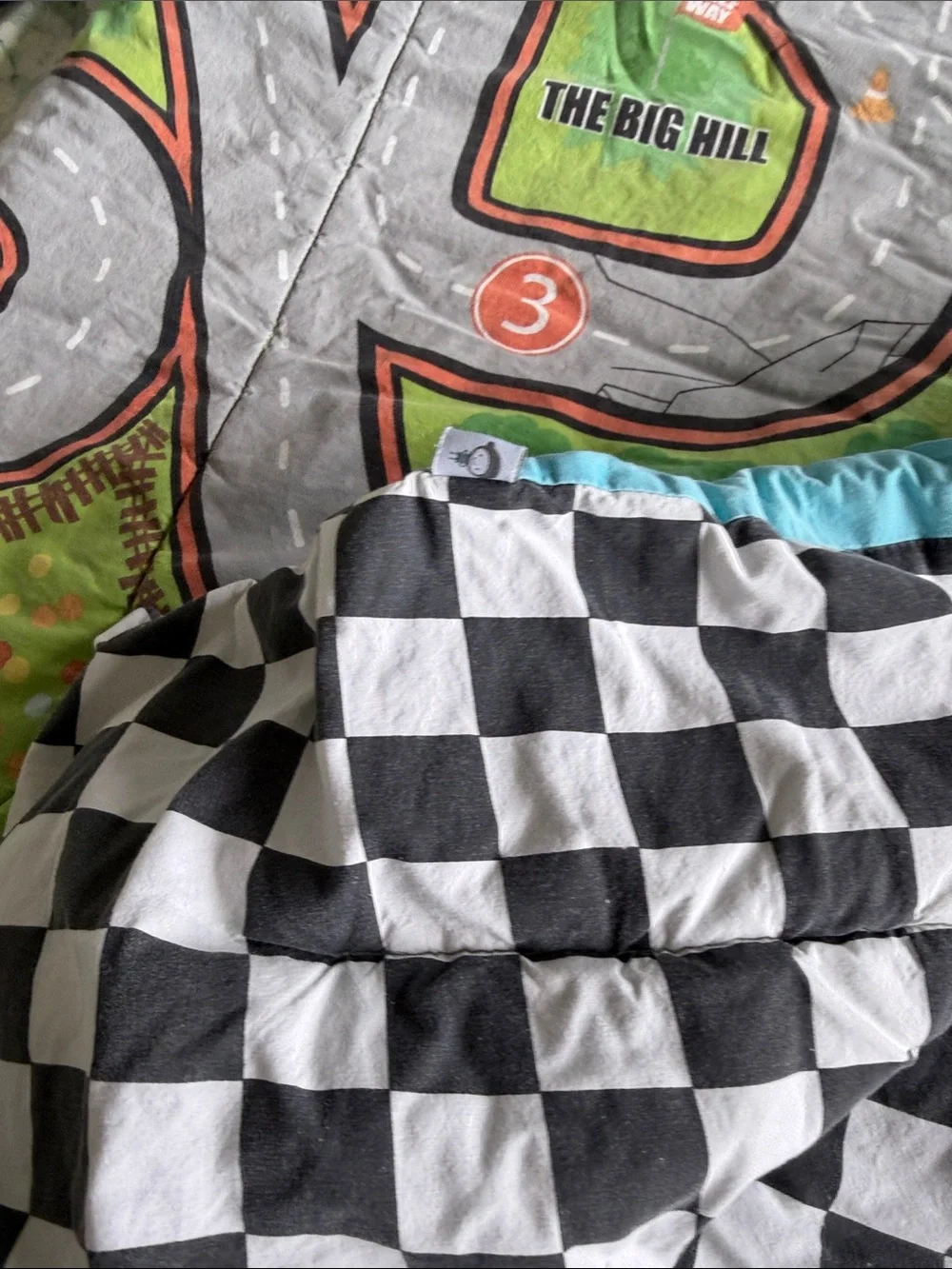 KasKids Race Car Twin bed set.
