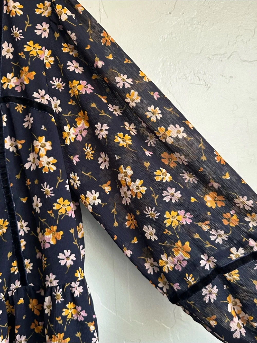 Madewell velvet trim