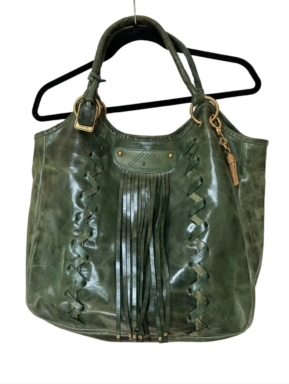 Frye front tassel