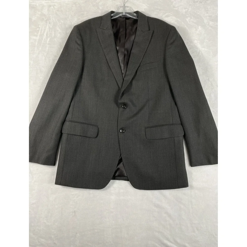 Banana Republic Men's Blazer Sportcoat Sz 42S Brown 100% Wool Tailored Fit