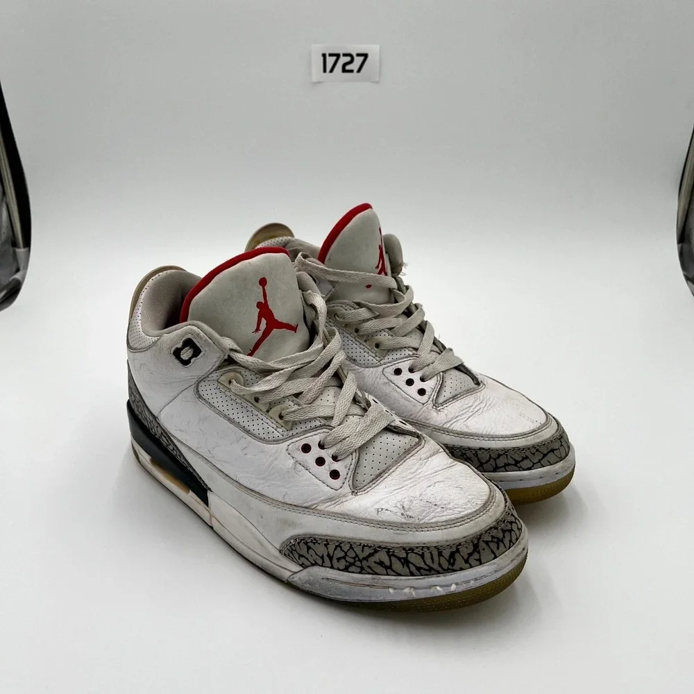 Nike Air‎ Jordan 3 Retro 923096-101 Mens 12 Casual Shoes Free Throw Line Sneaker