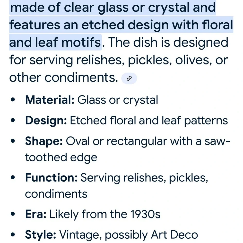 Art Deco stunning clear