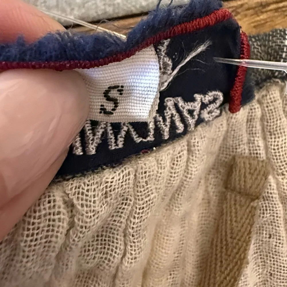Johnny Was embroidered plaid