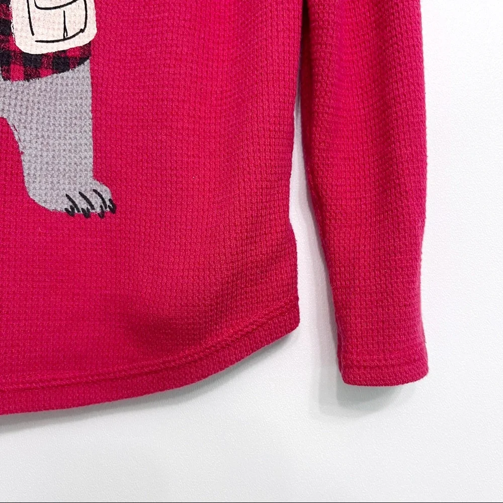 Old Navy red waffle