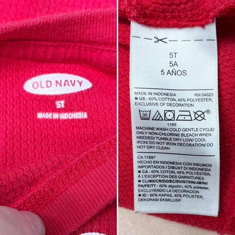 Old Navy red waffle