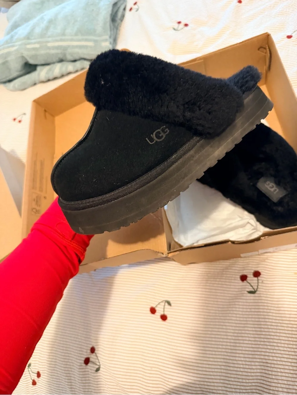 UGG black slip