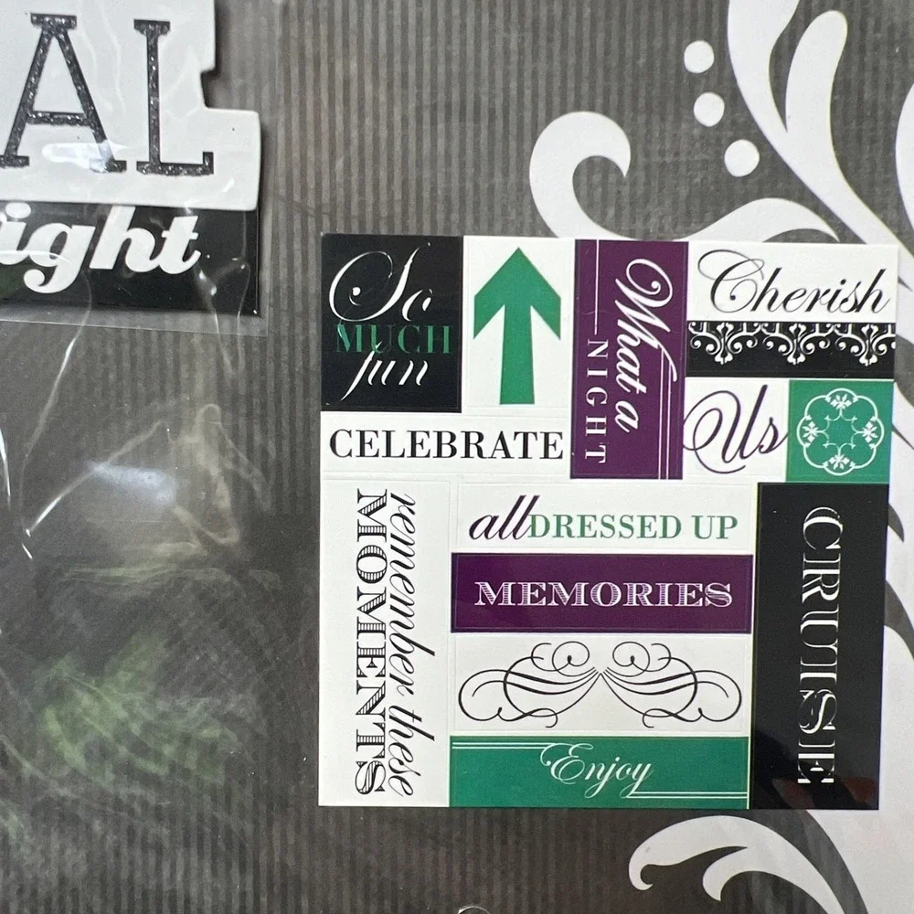 Lot Of 4 Royal Caribbean‎ Scrapbook Kits (Formal Night & Card Making Kit) 12x12