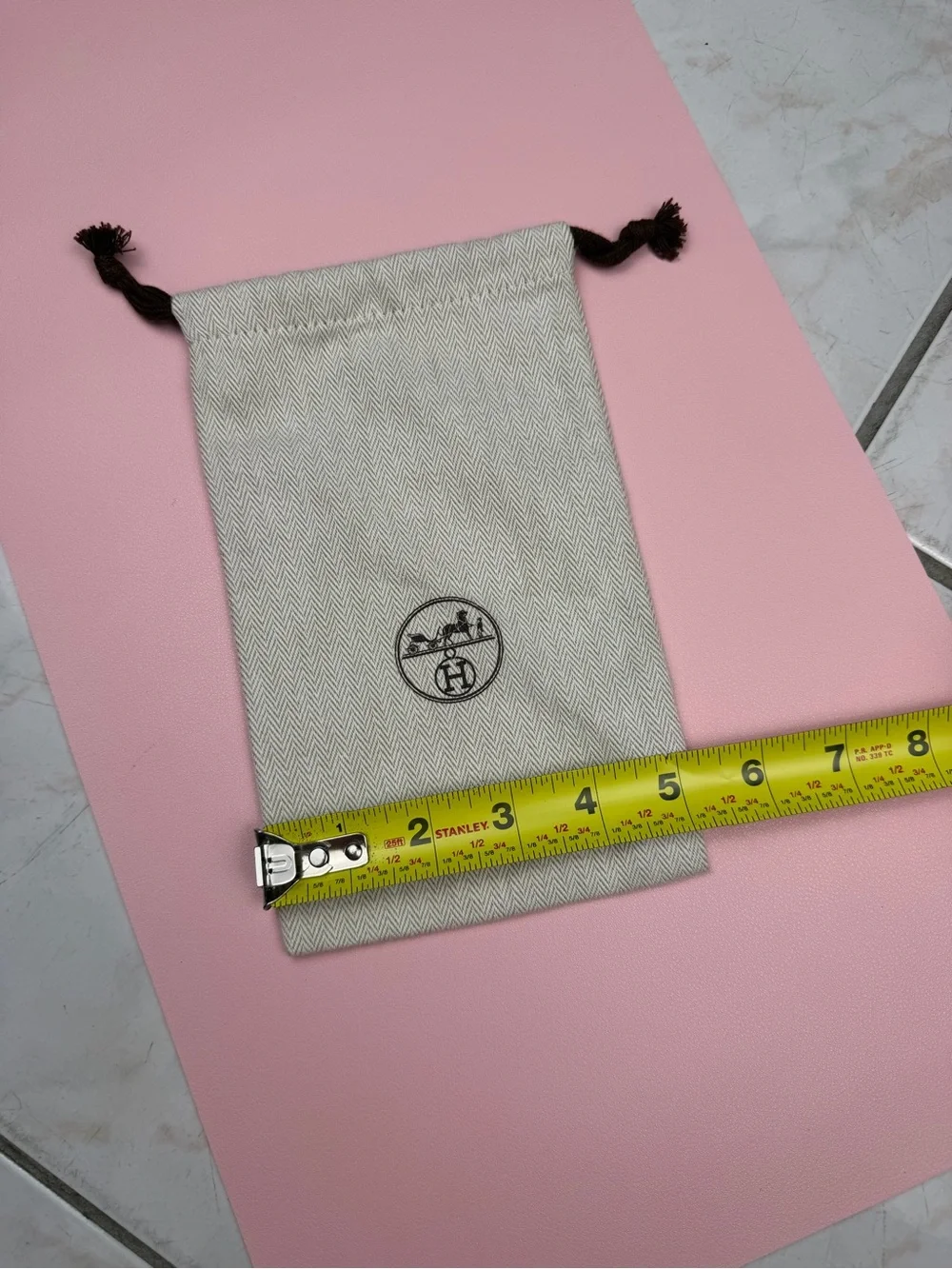 Hermes authentic drawstring