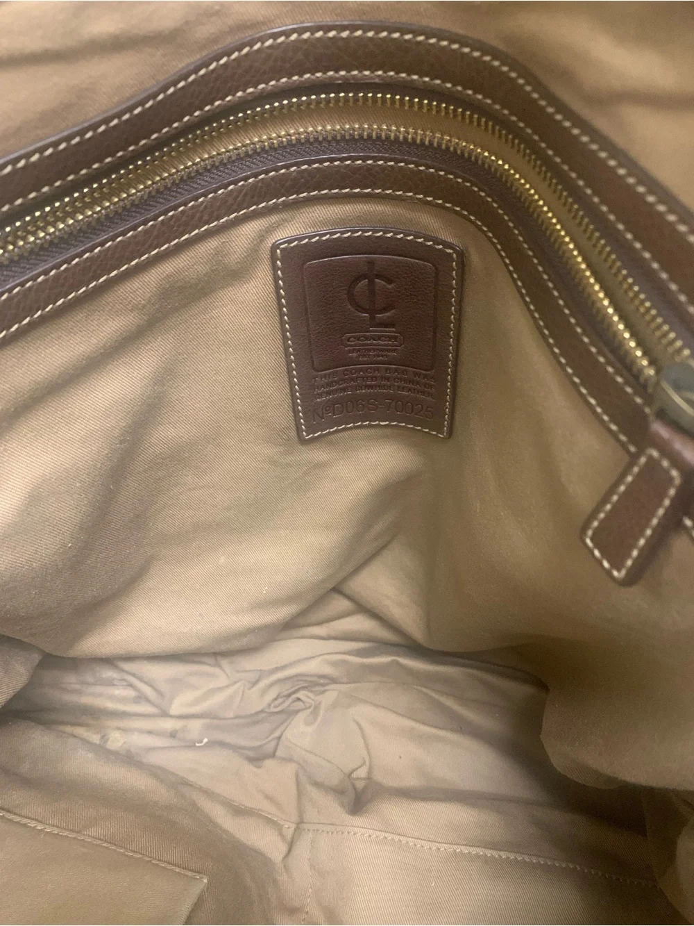 Coach spacious brown